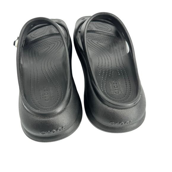 Crocs Classic Crush Platform Sandals‎ Black Size 10 - Picture 6 of 11